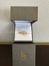 0.85CTW Round Brilliant Cut Diamond 14KT Yellow Gold Wedding Set with Round Brilliant Cut Diamond Shank and Cushion Shape Halo
