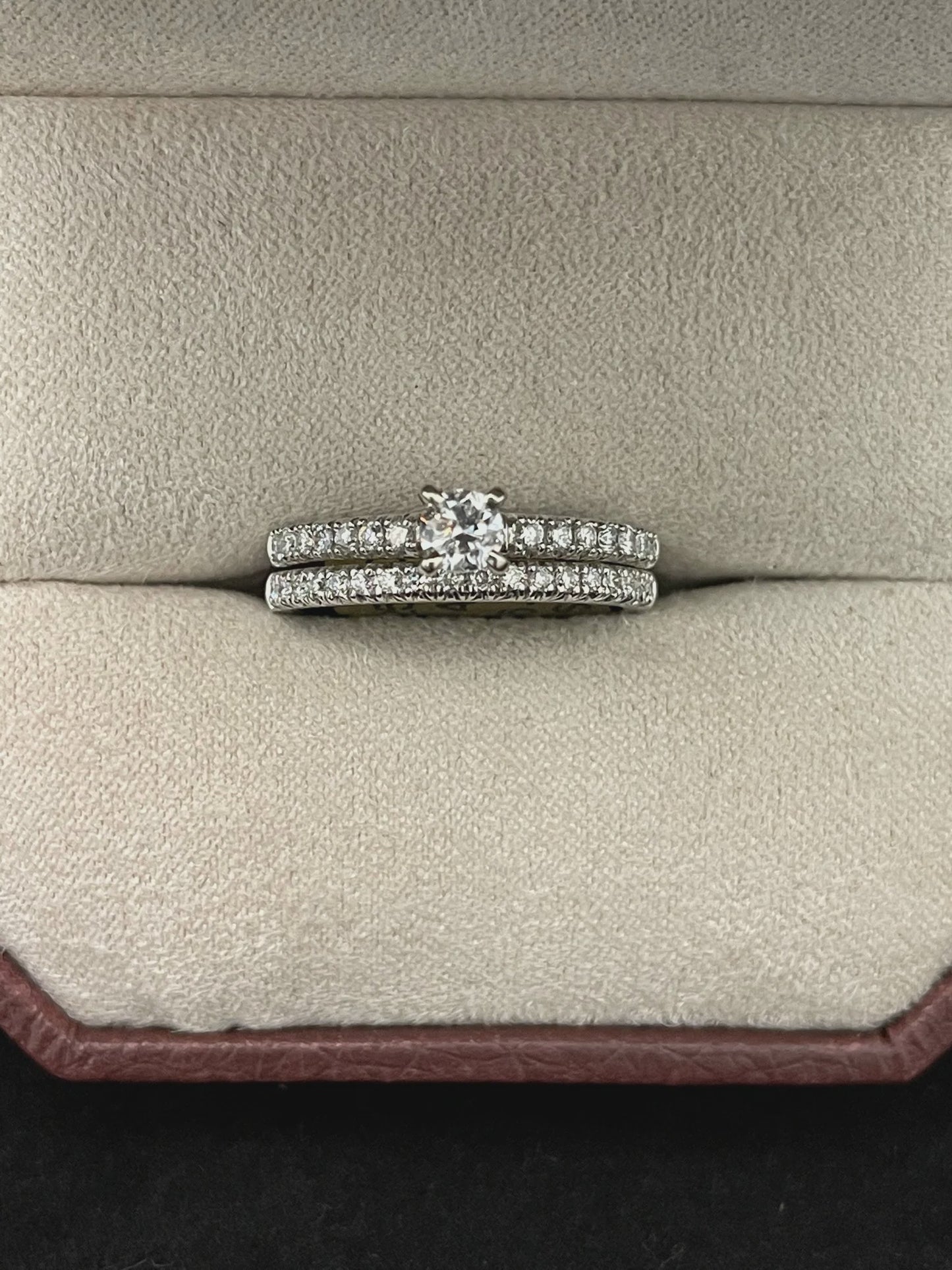 14WG Dia Wed St,Rnd,.25CT Cntr,(6.5)UNCNU,A5601,AK