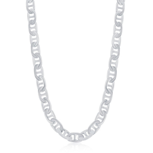 Sterling Silver Rhodium Plated Marina Chain