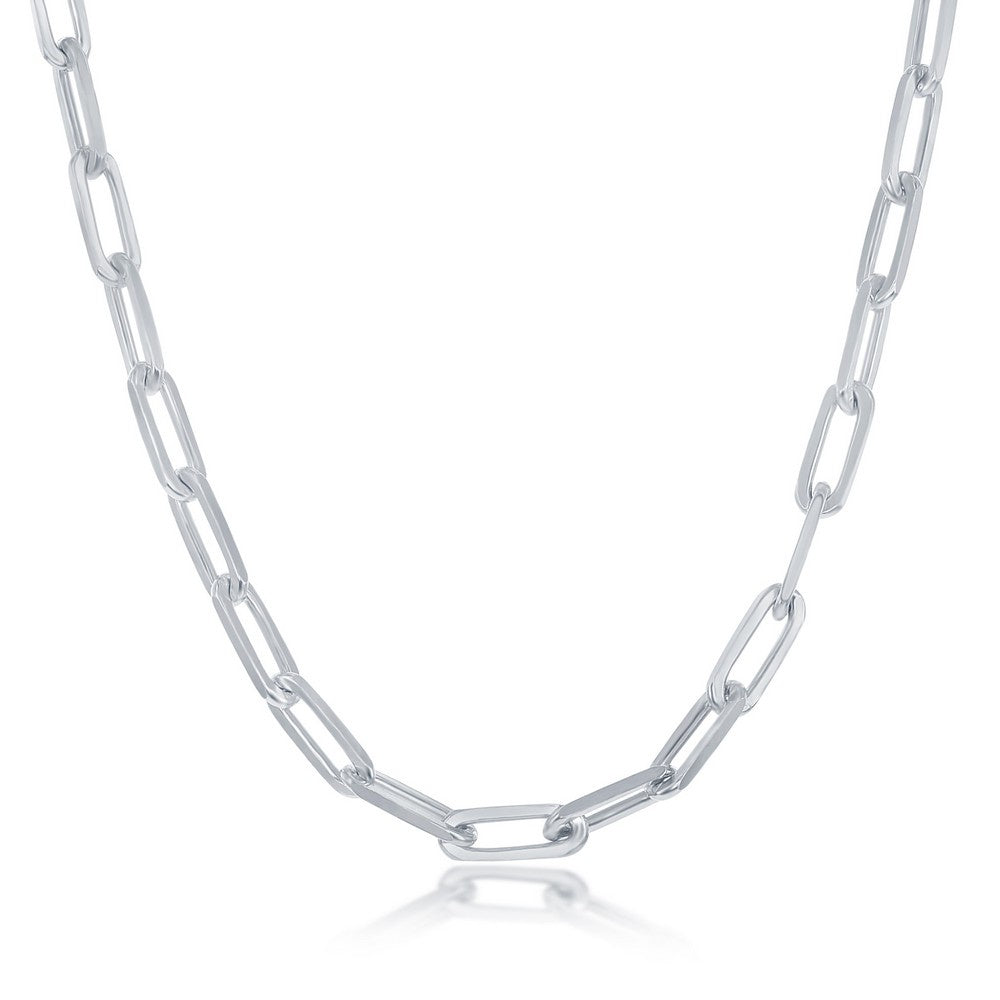 Sterling Silver Paperclip Link Chain