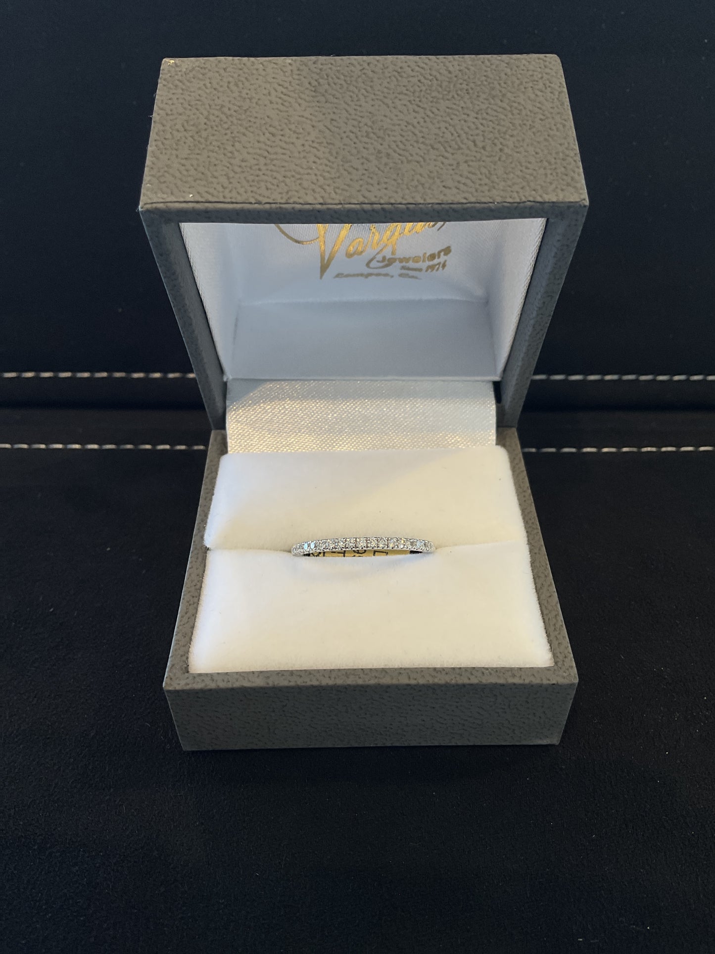 0.21CTW Round Brilliant Cut Lab Grown Diamond Prong Shared 14KT White Gold Band