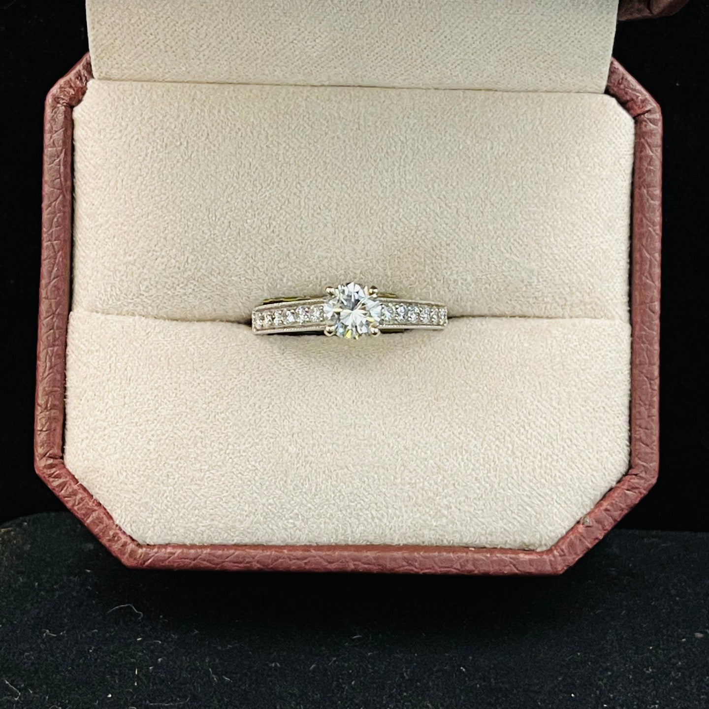 Brilliant Cut Diamond Engagement Ring A5786