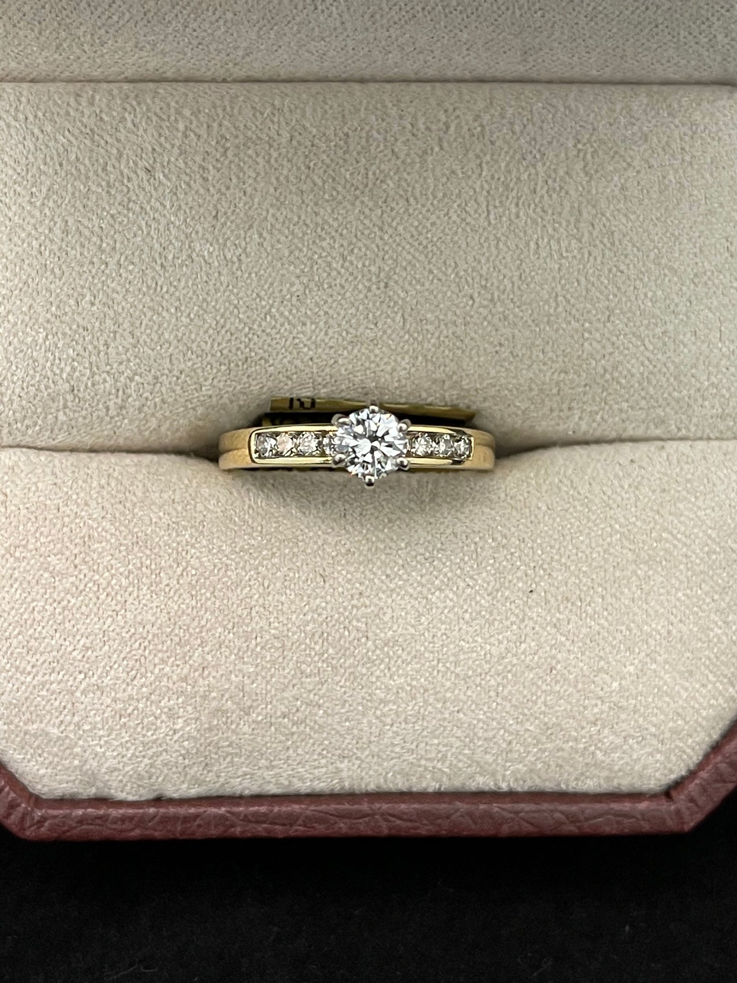 Brilliant Cut Diamond Engagement Ring A4882