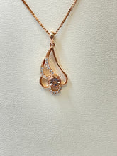 Load image into Gallery viewer, Morganite w/ Diamond Fancy Necklace
