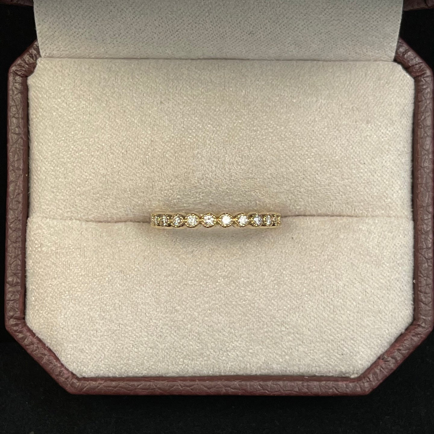 Round Diamond Stackable Band A5887